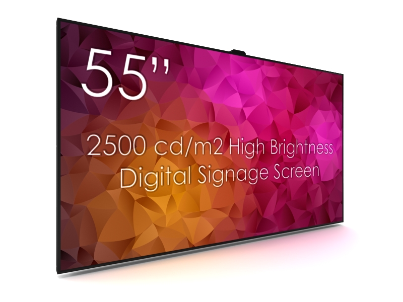 SWEDX 55 tum högbelysning digital skylt / 2500 cd/m2 / 4K