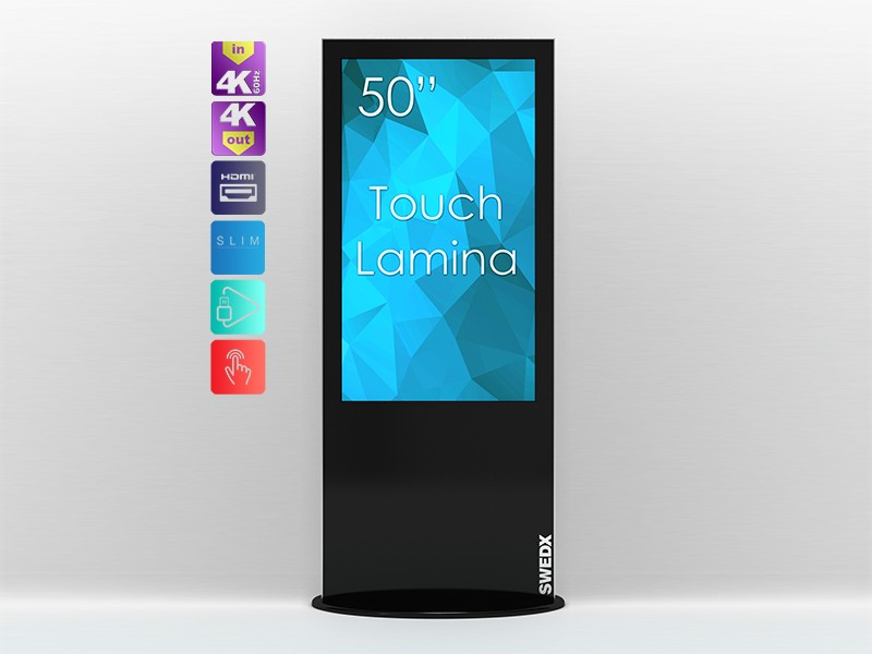 SWEDX Lamina 50 tum - 4K in 4K out - Svart