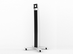 Swedx Ställning med hjul. 124 cm. Vesa 100x100