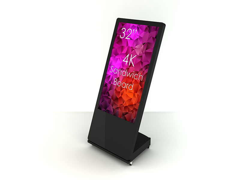 SWEDX 32\" Sandwich Board Svart / 4K in 4K out