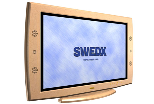 DEMO SWEDX 101 cm (40 Zoll) Full-HD LCD-TV. Buchenholz.